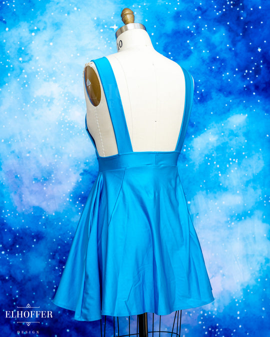Essential Dorothy Pinafore - Ocean Blue Spandex
