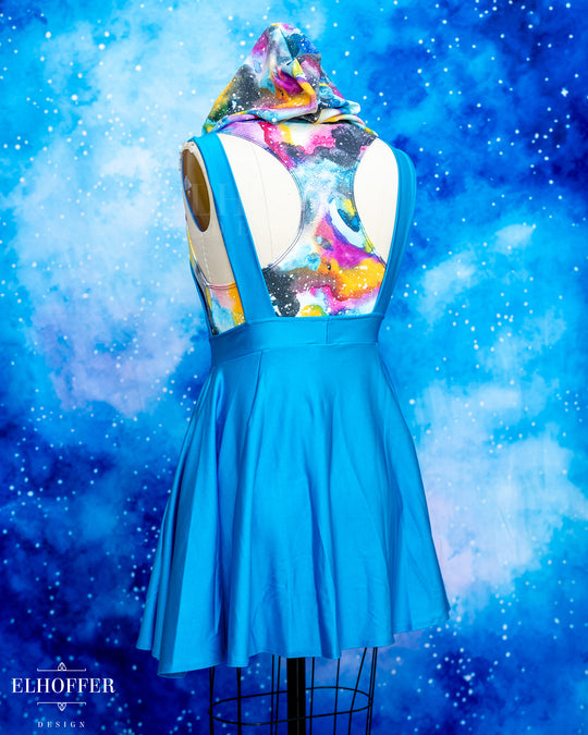 Essential Dorothy Pinafore - Ocean Blue Spandex