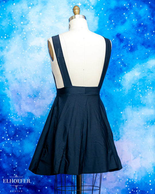 Essential Dorothy Pinafore - Midnight Black Spandex