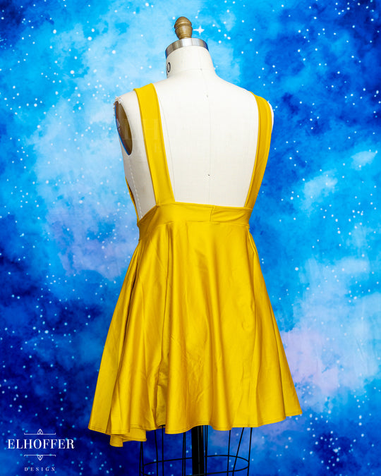 Essential Dorothy Pinafore - Golden Yellow Spandex