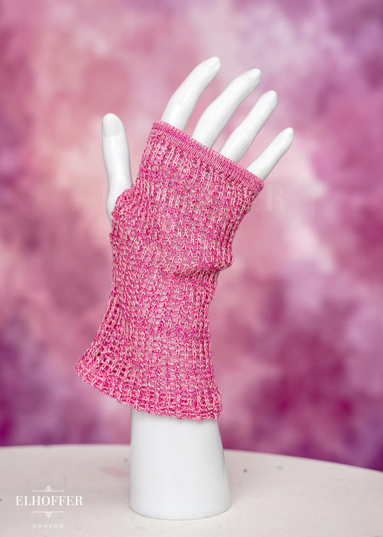 Delirium Bubblegum Pink Gloves - Test Knit