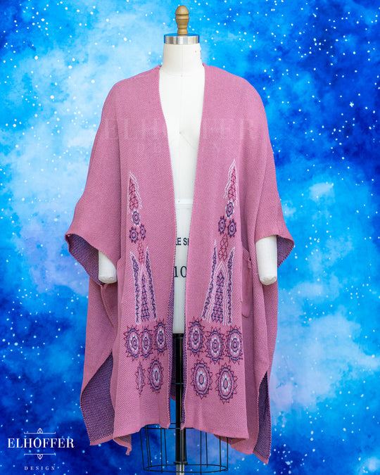 Galactic Princess in the Clouds Robe - Dusty Pink