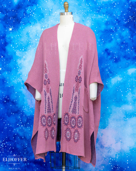Galactic Princess in the Clouds Robe - Dusty Pink