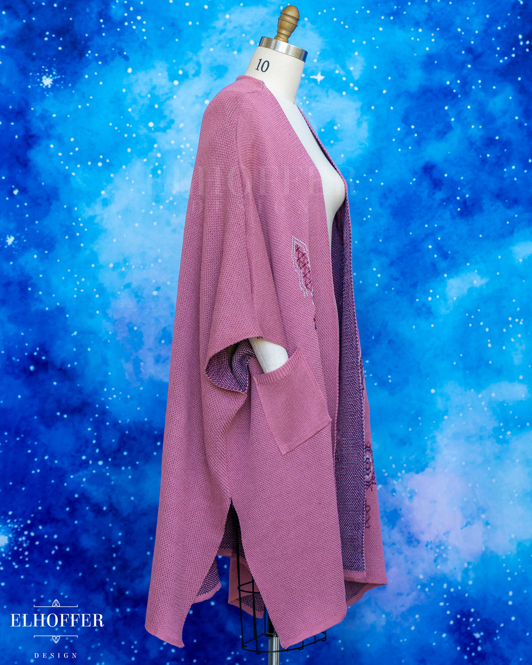 Galactic Princess in the Clouds Robe - Dusty Pink