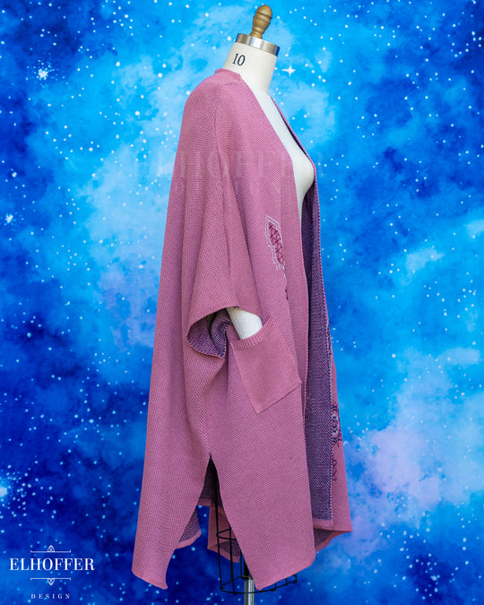 Galactic Princess in the Clouds Robe - Dusty Pink