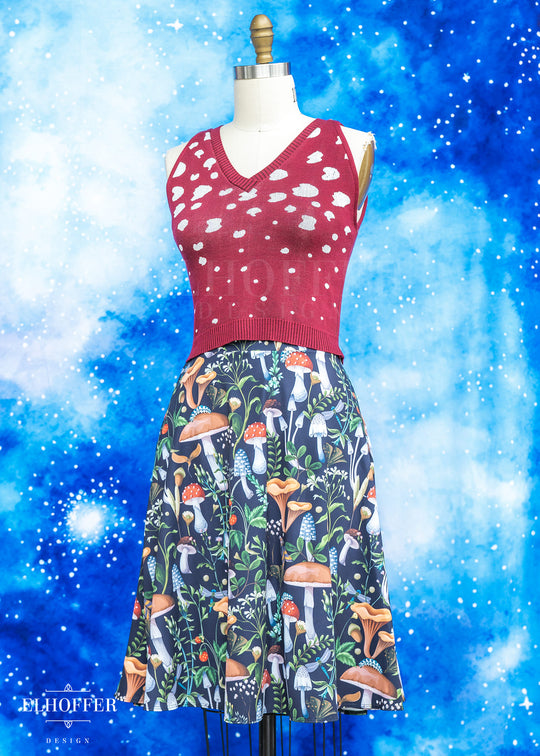 Essential Julie Skirt - Foraging Mushrooms