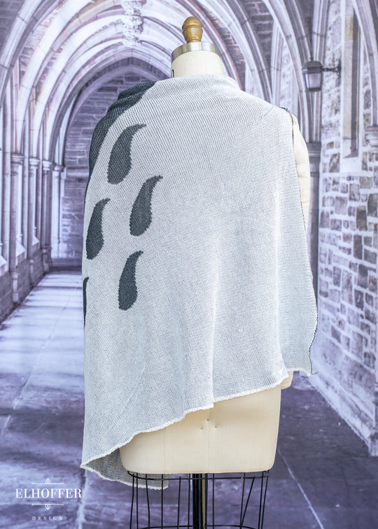 Handmade Forest Neighbor Draped Cape - Made from Potentially Damaged Knits