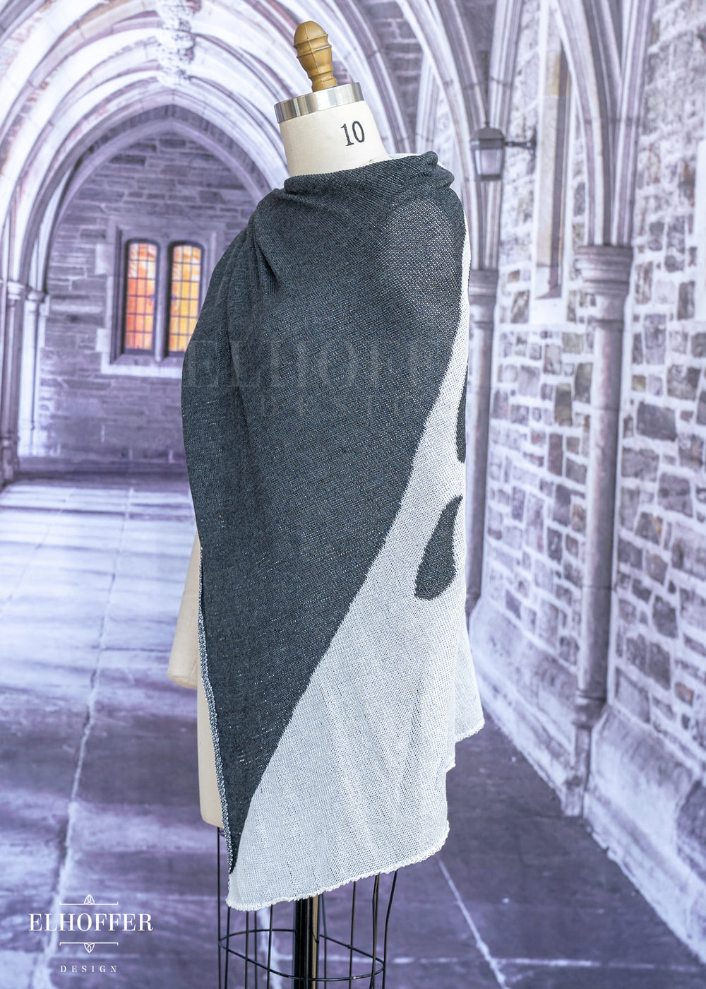 Handmade Forest Neighbor Draped Cape - Made from Potentially Damaged Knits