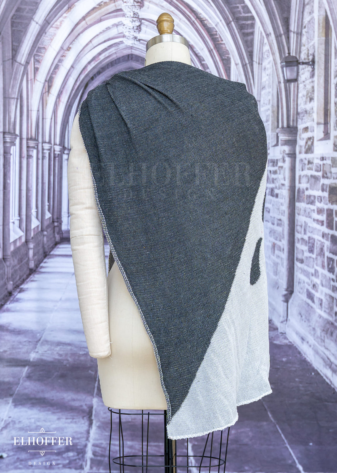 Handmade Forest Neighbor Draped Cape - Made from Potentially Damaged Knits