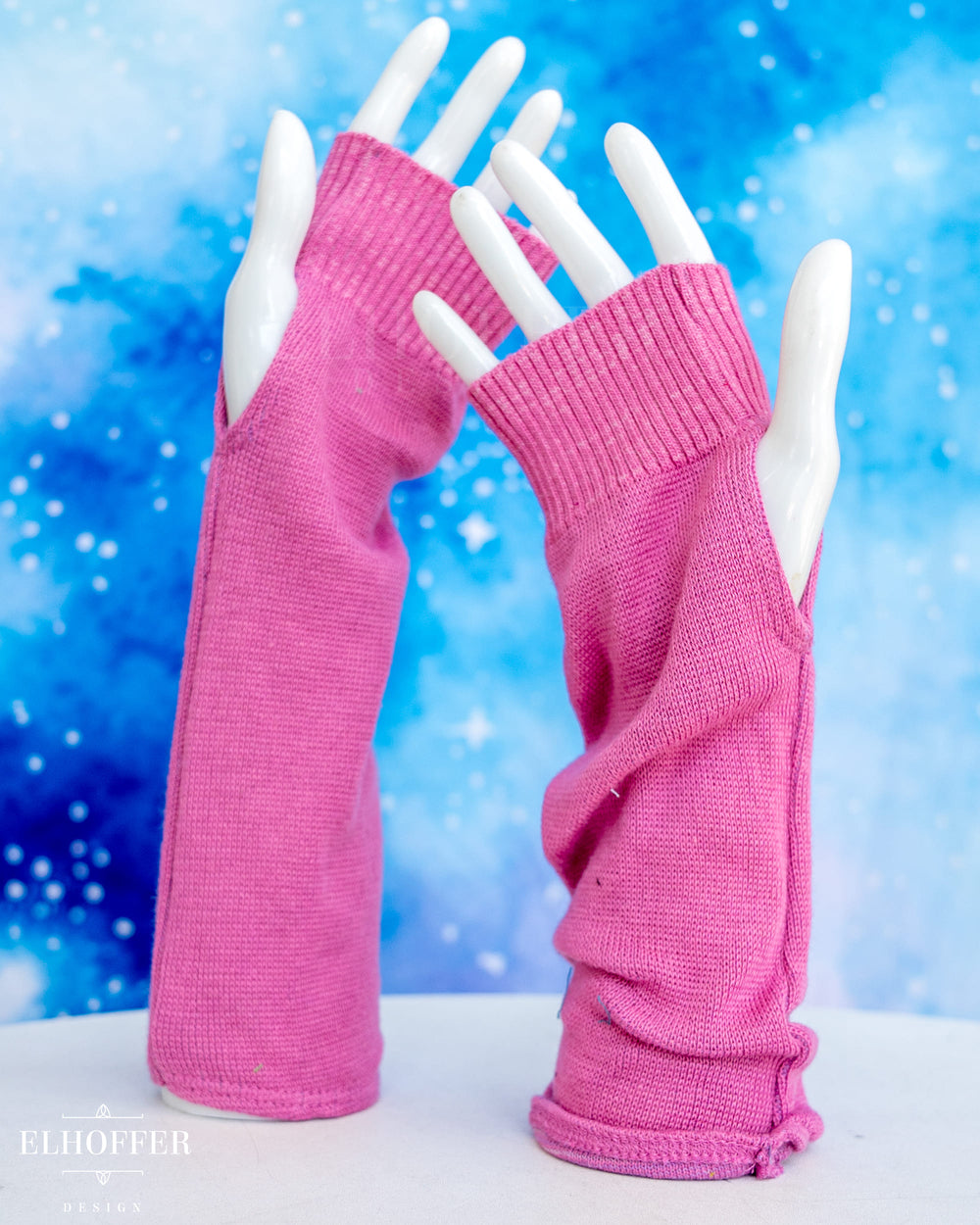 Long Pink Gloves