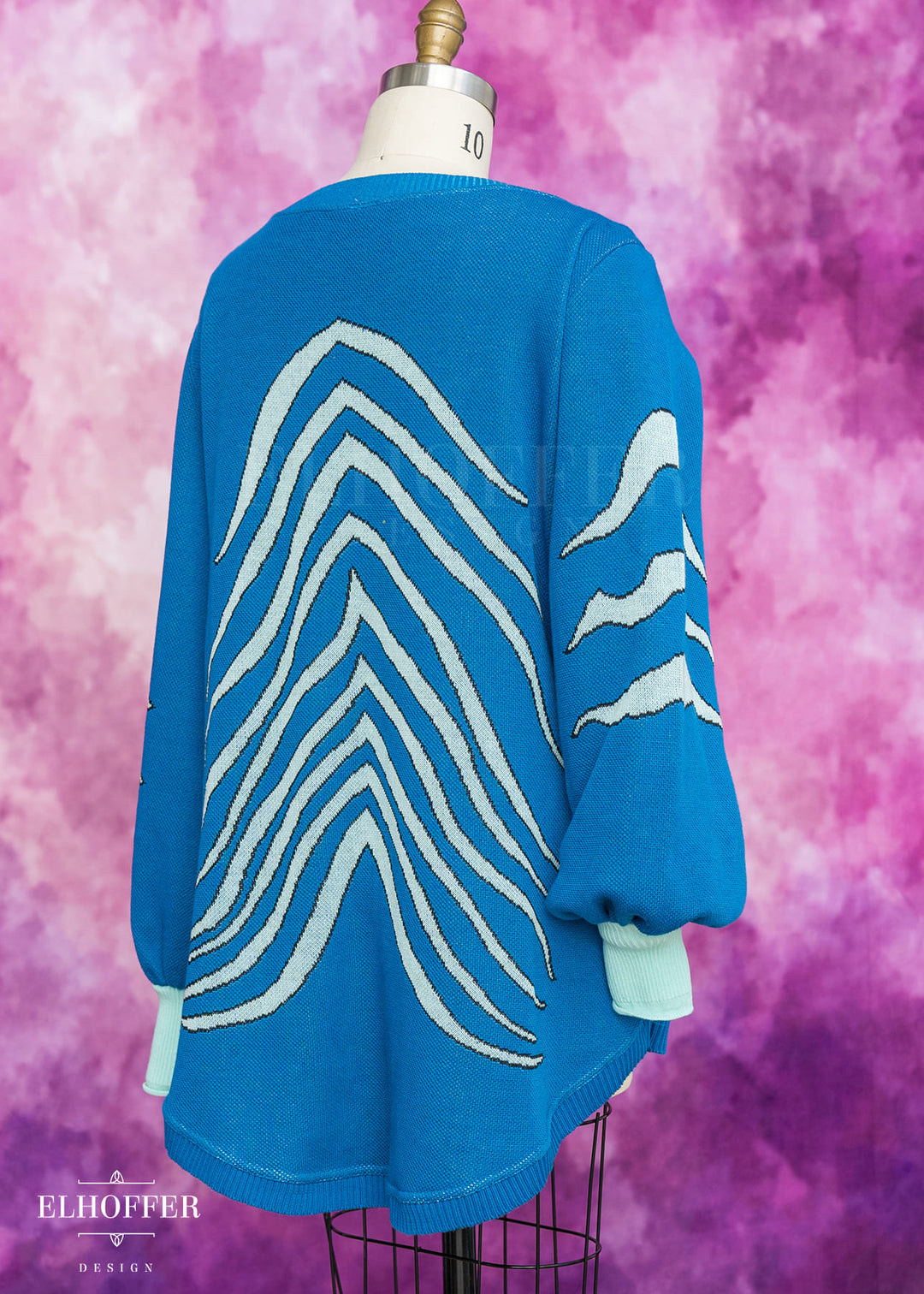 PREORDER - Blue Tiger Oversize Sweater