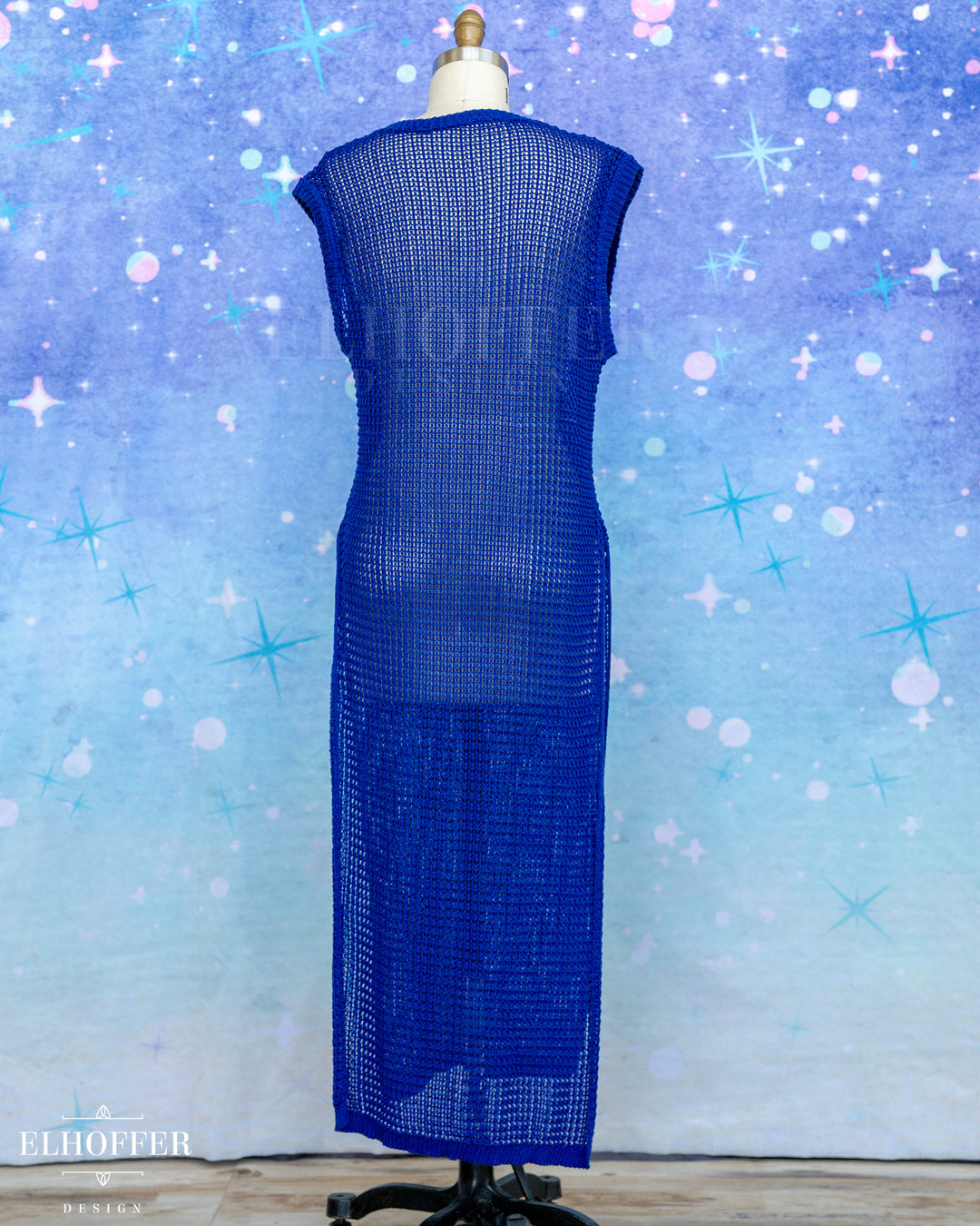 Essential Knight in Knitted Armor Tunic - Summerweight Cobalt