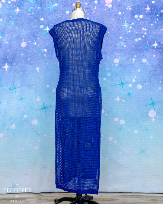 Essential Knight in Knitted Armor Tunic - Summerweight Cobalt