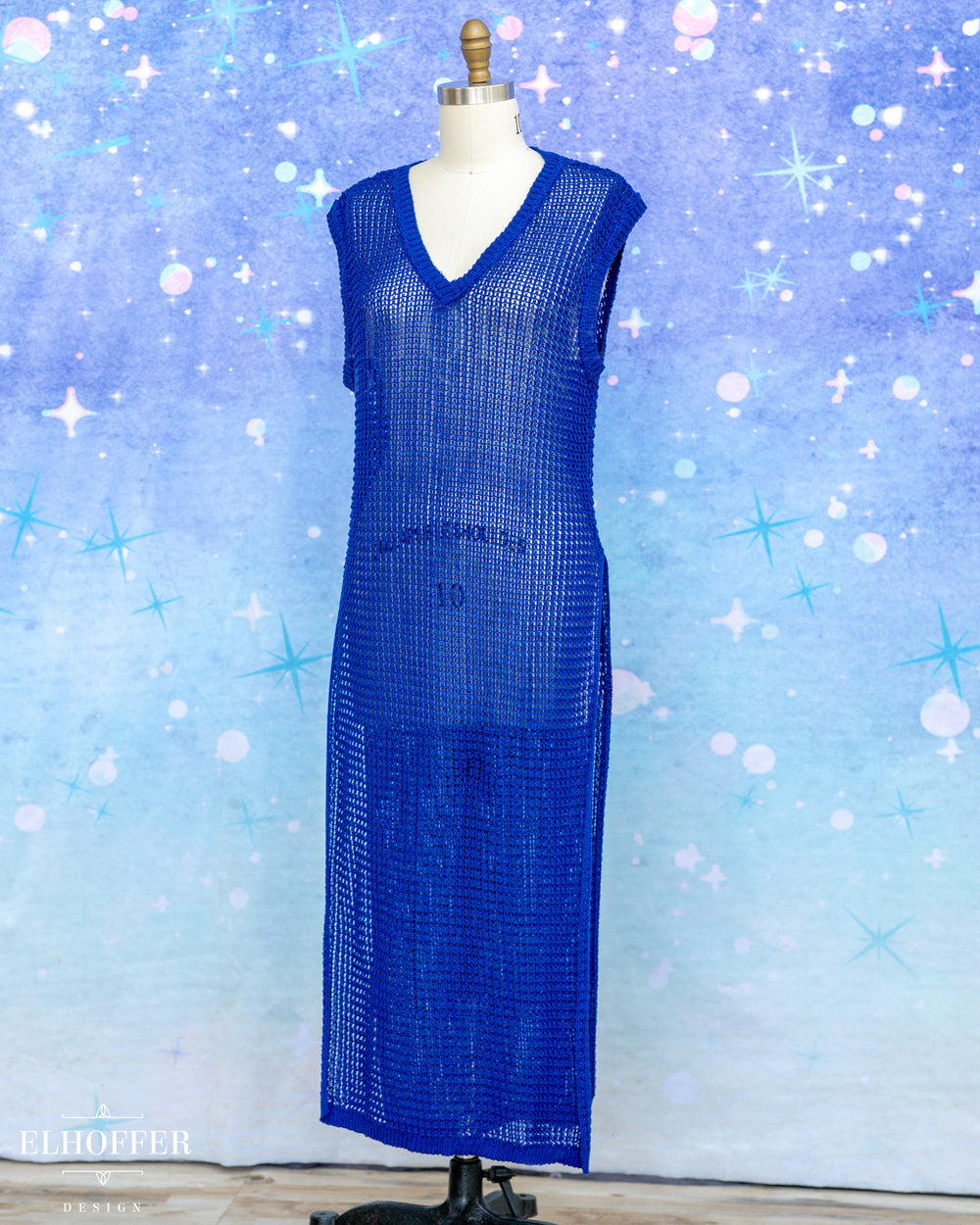 Essential Knight in Knitted Armor Tunic - Summerweight Cobalt