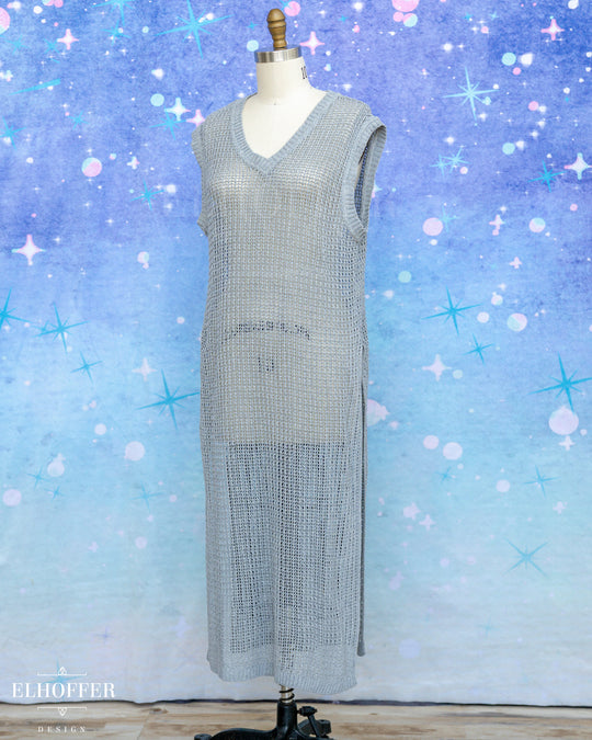 Essential Knight in Knitted Armor Tunic - Summerweight Chainmail Grey