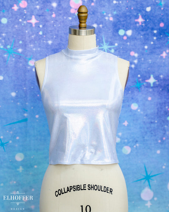 Essential Jes Crop Top - This Is What It Sounds Like Holo Foil