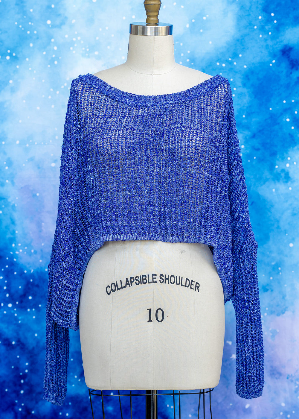 Essential Delirium Oversize Crop - Wild Blueberry
