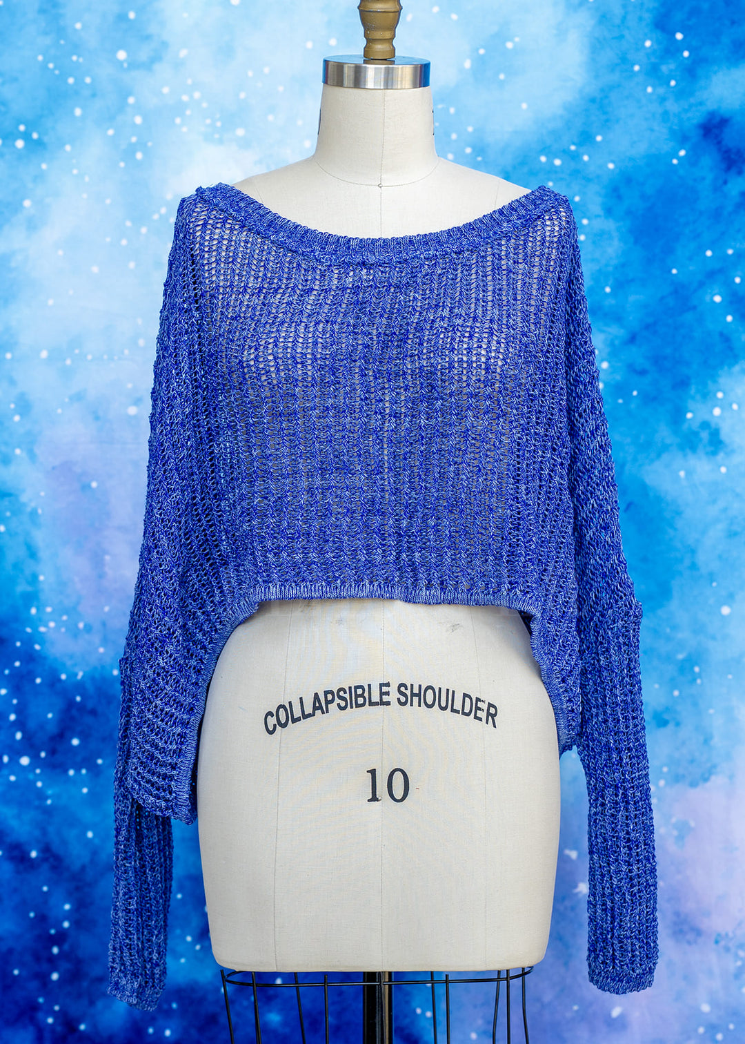 Essential Delirium Oversize Crop - Wild Blueberry