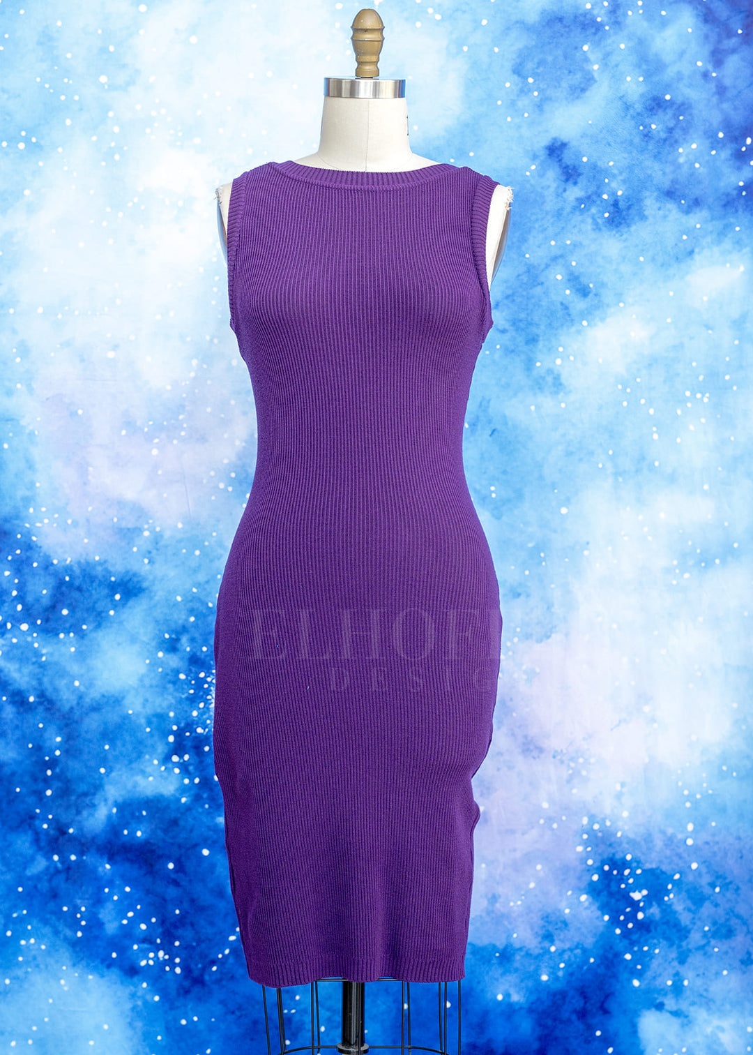 Essential Pisces Dress - Sinister Purple