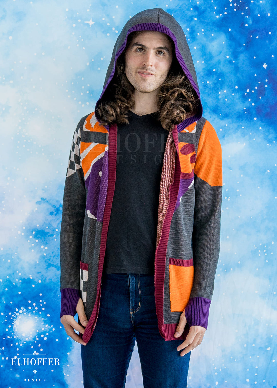 Galactic Artist Longline Cardigan