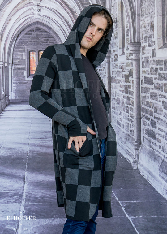 Sun Brother Unisex Duster Cardigan - Manga Grey