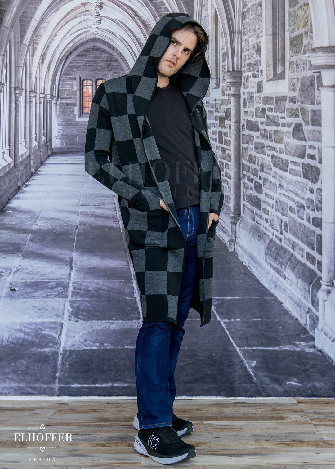 Sun Brother Unisex Duster Cardigan - Manga Grey