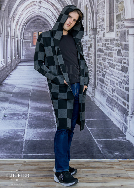 Sun Brother Unisex Duster Cardigan - Manga Grey