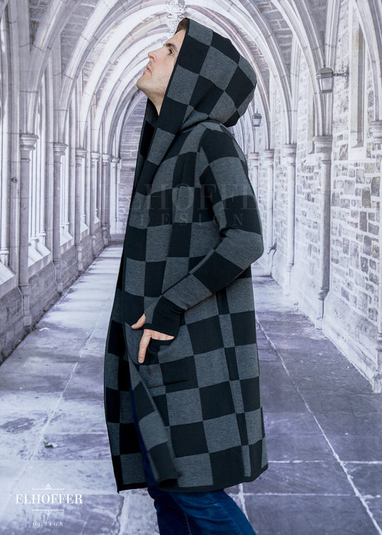 Sun Brother Unisex Duster Cardigan - Manga Grey