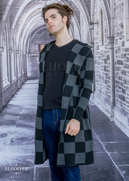 Sun Brother Unisex Duster Cardigan - Manga Grey