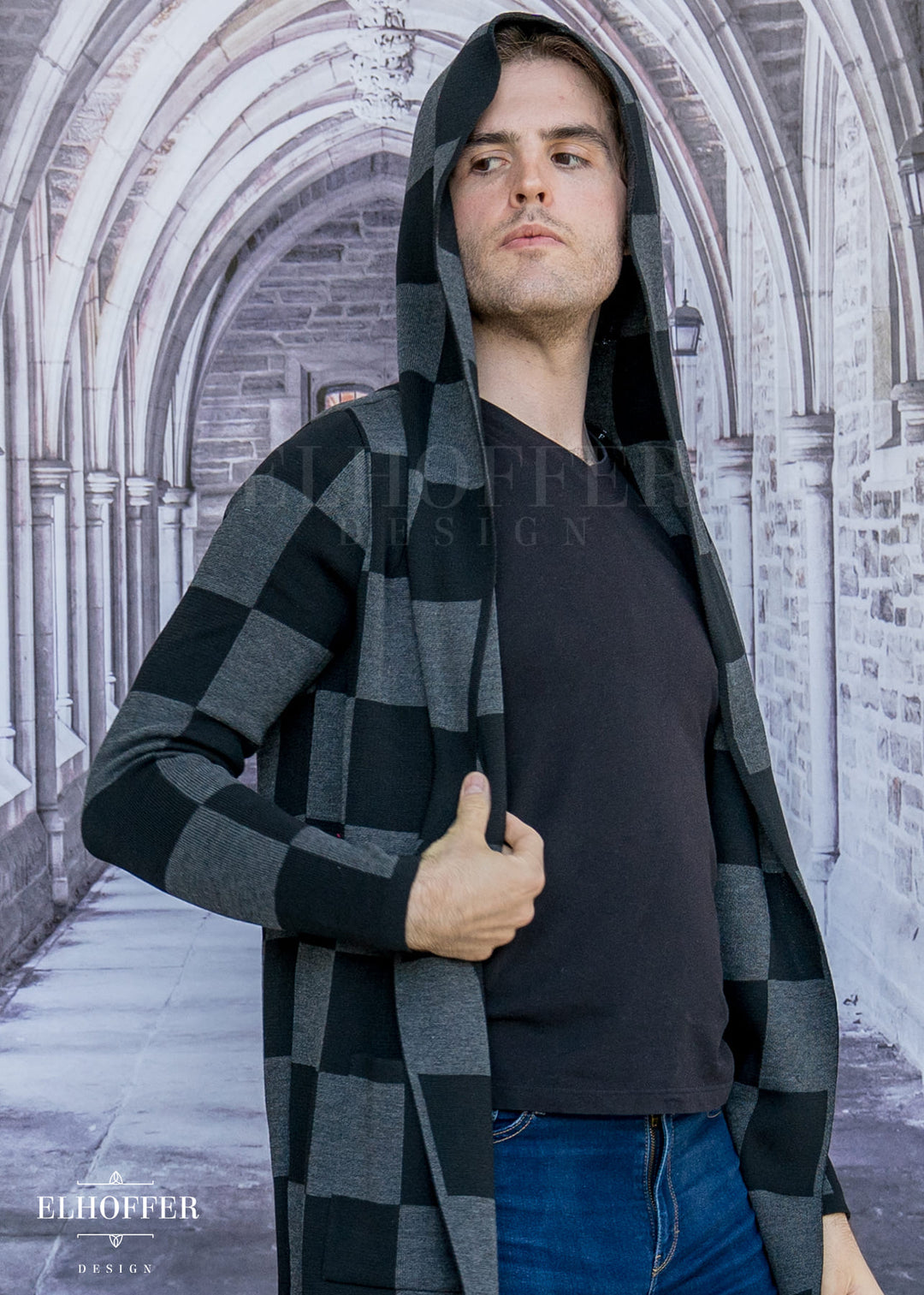 Sun Brother Unisex Duster Cardigan - Manga Grey