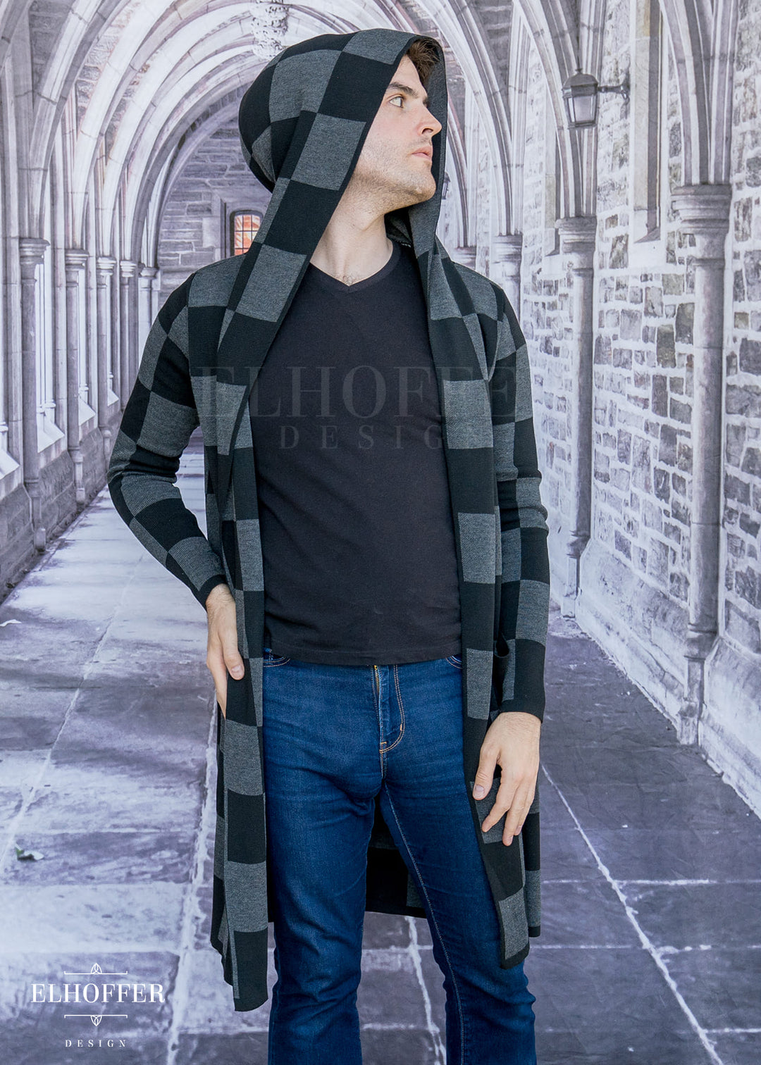 Sun Brother Unisex Duster Cardigan - Manga Grey