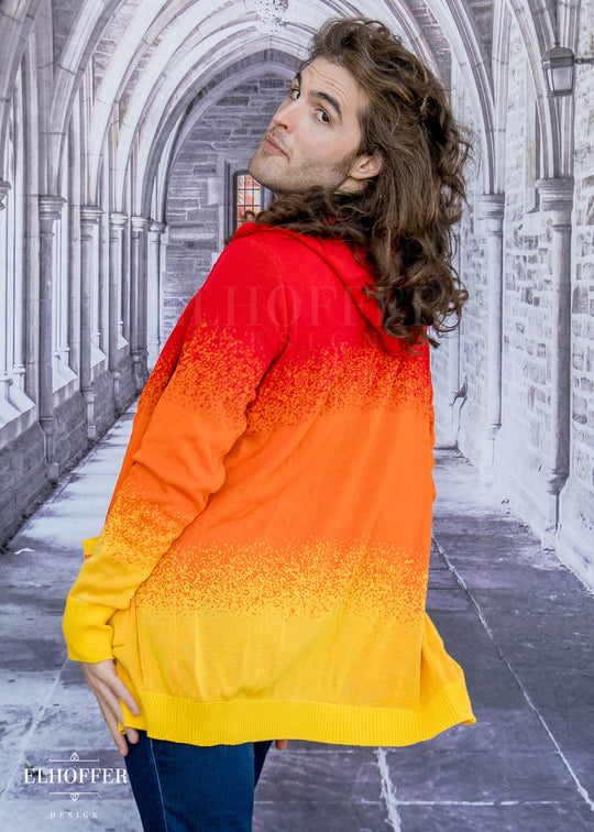 Galactic Sunset Ombre Longline Cardigan