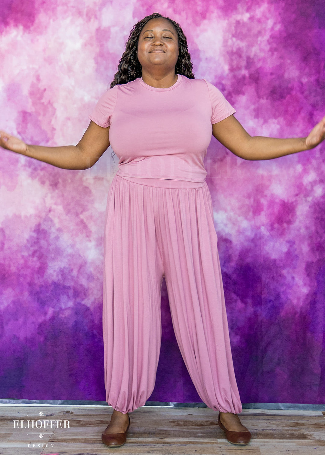 Essential Cozy Yasmin Pants - Dusty Rose