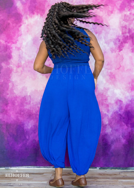 Essential Cozy Yasmin Pants - Cobalt