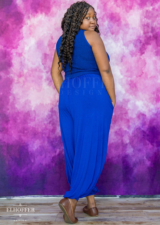 Essential Cozy Yasmin Pants - Cobalt