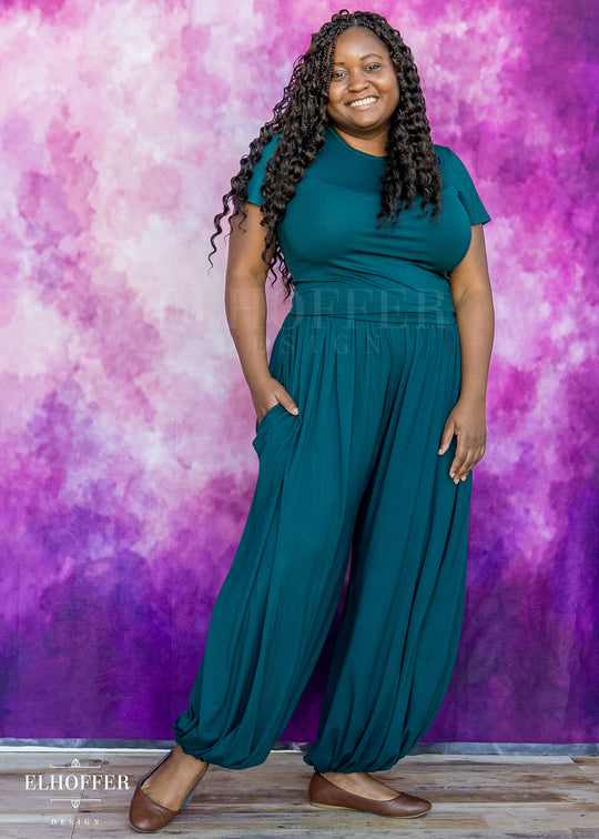 Essential Cozy Yasmin Pants - Spruce