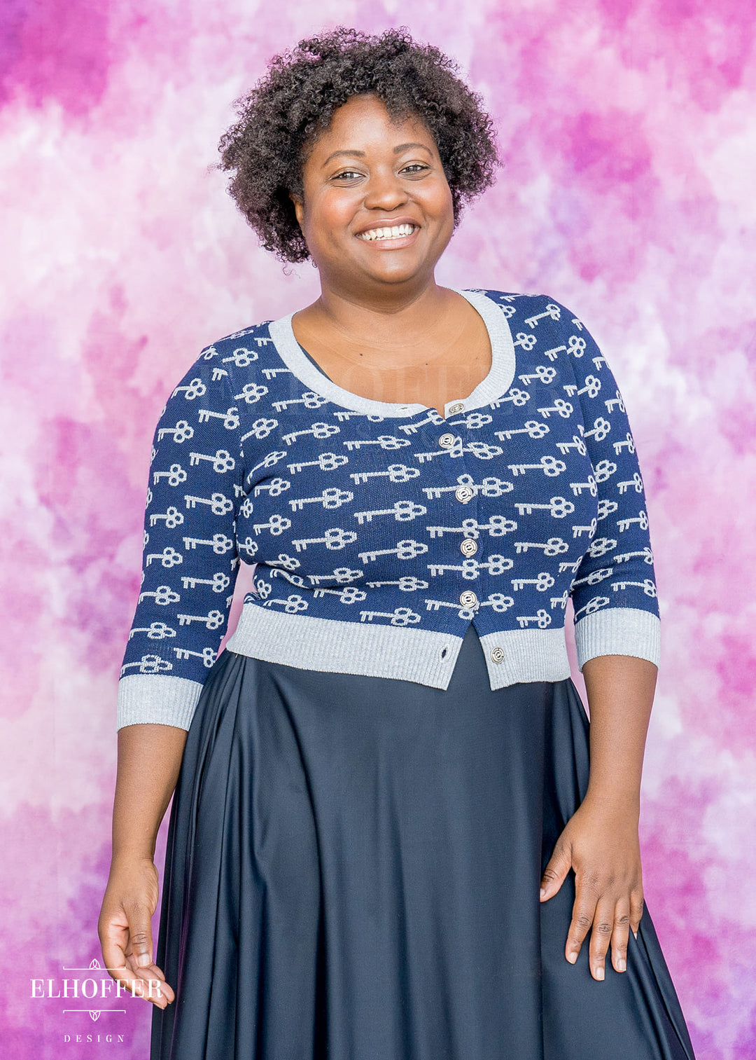 PREORDER - Death's Keys Cropped Cardi