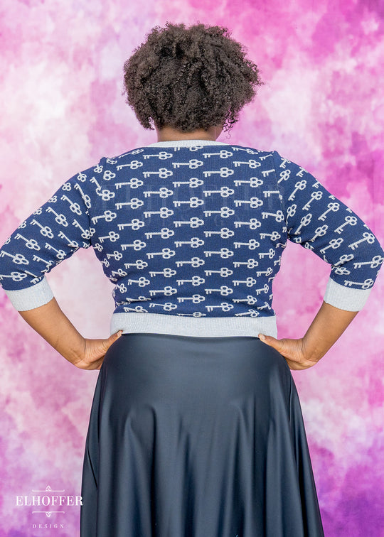 PREORDER - Death's Keys Cropped Cardi