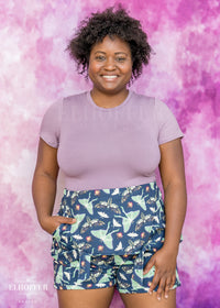 Essential Cozy Cancer Tee - Dusty Mauve