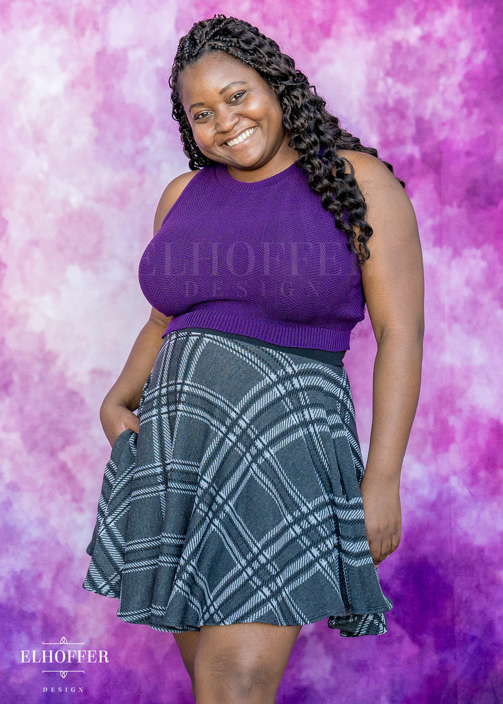 PREORDER - Essential Tartan Knit Skirt - Preorders Close December 10th