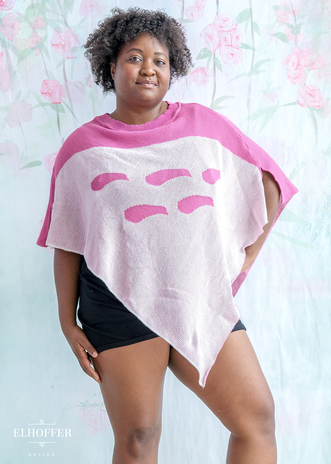 Forest Neighbor Poncho - Kawaii Pink