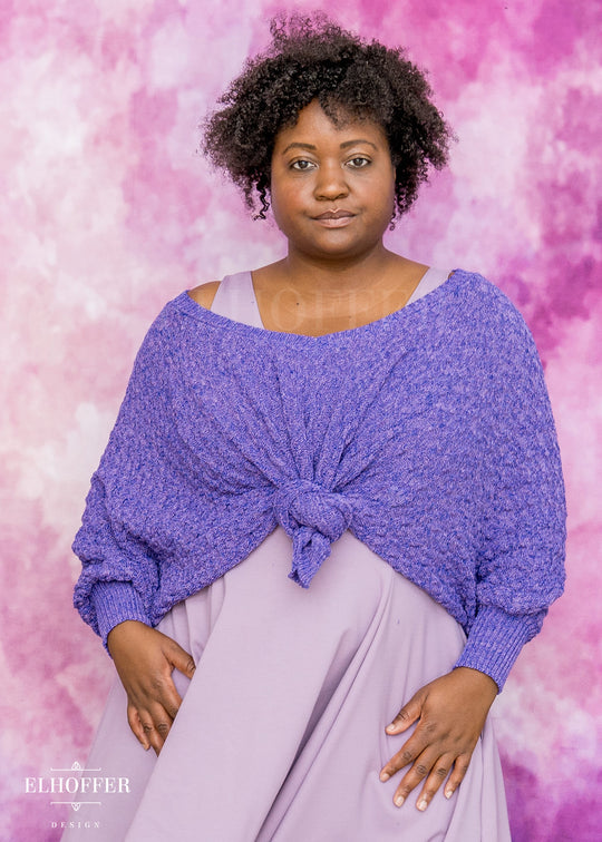 Essential Whitney Oversize Sweater - Shades of Amethyst