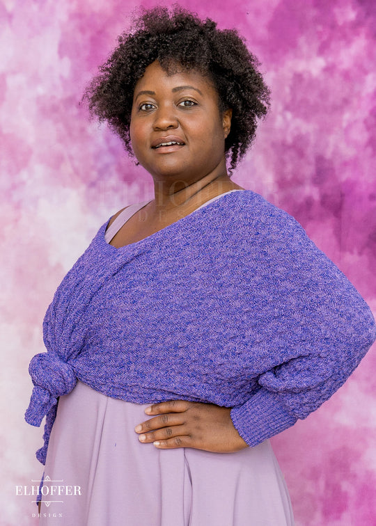 Essential Whitney Oversize Sweater - Shades of Amethyst