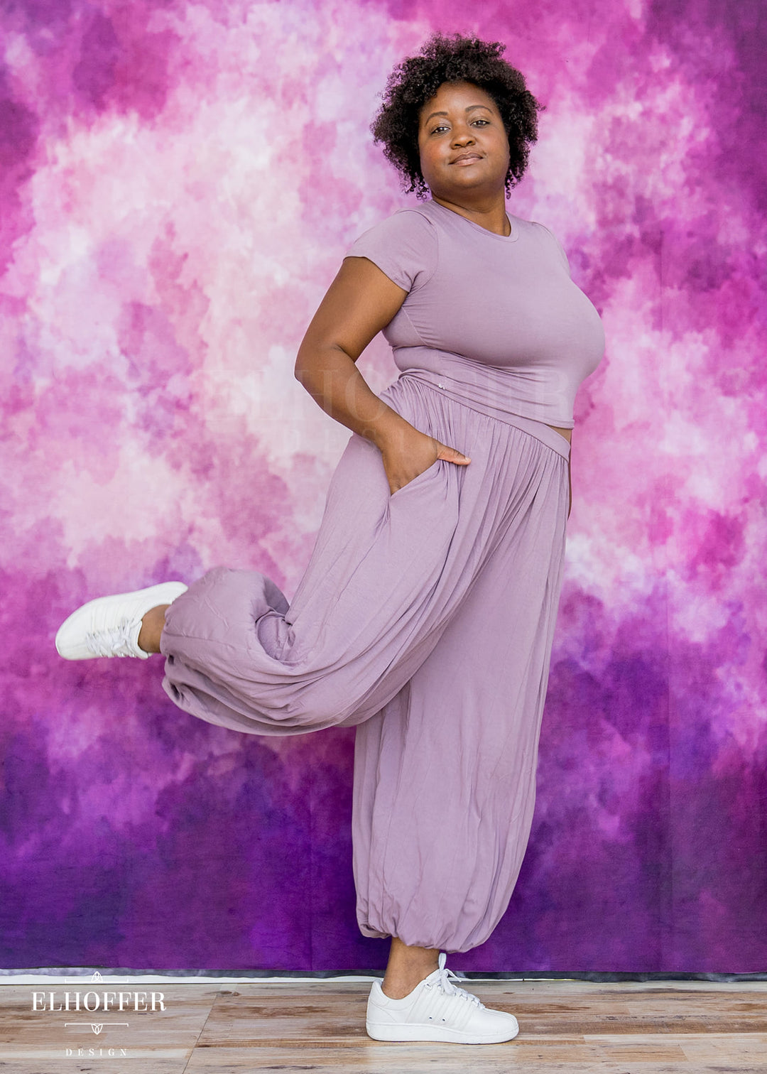 Essential Cozy Yasmin Pants - Dusty Mauve