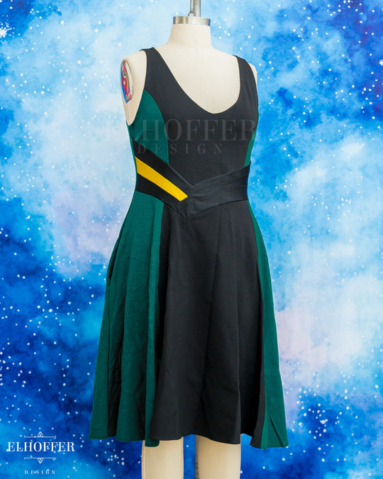 PREORDER - Marvelous Mischief Dress - Spruce Accents