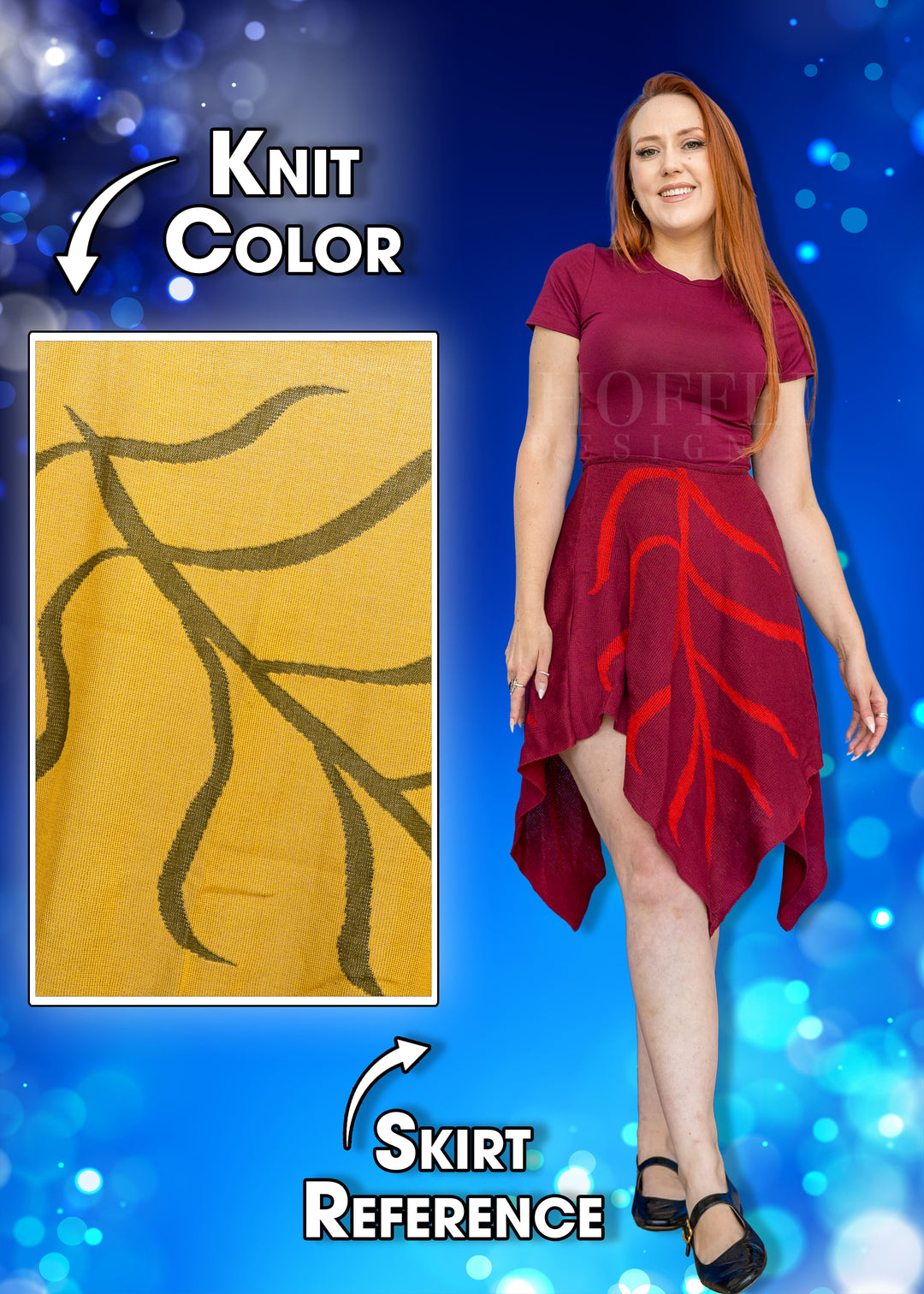 Customize Your Quest - Iris Gold Leaf Knit
