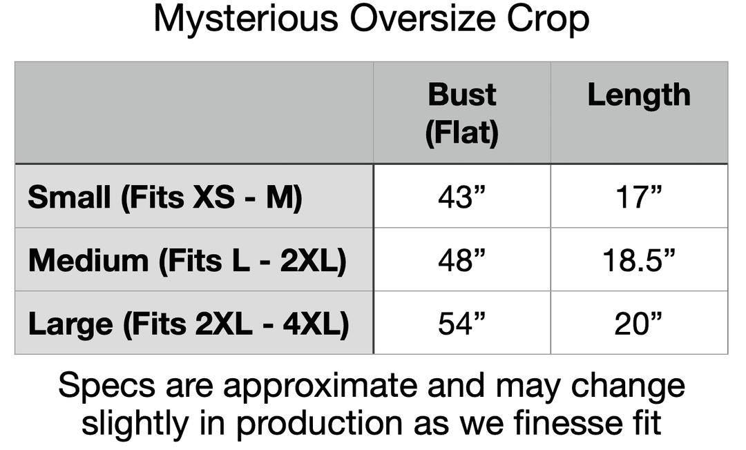 PREORDER - Mysterious Sparkle Loose Crop