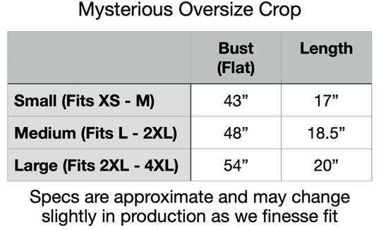 PREORDER - Mysterious Sparkle Loose Crop