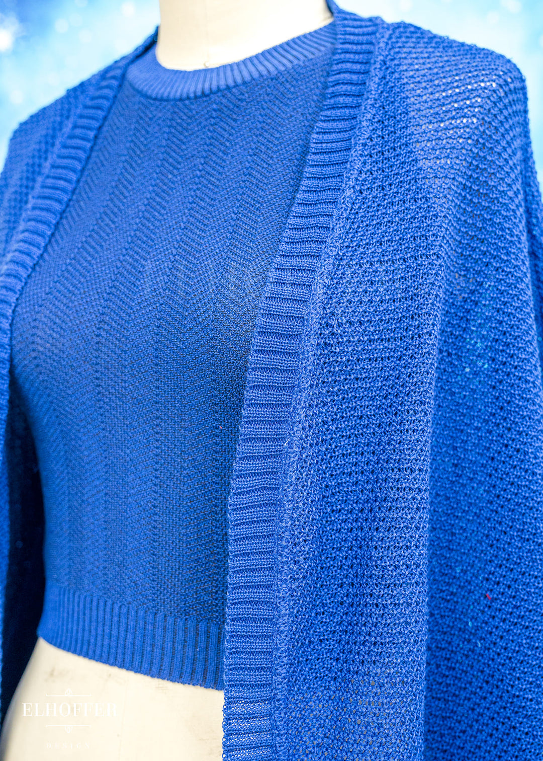 Essential Knit Dolman - Twin Flame Cobalt