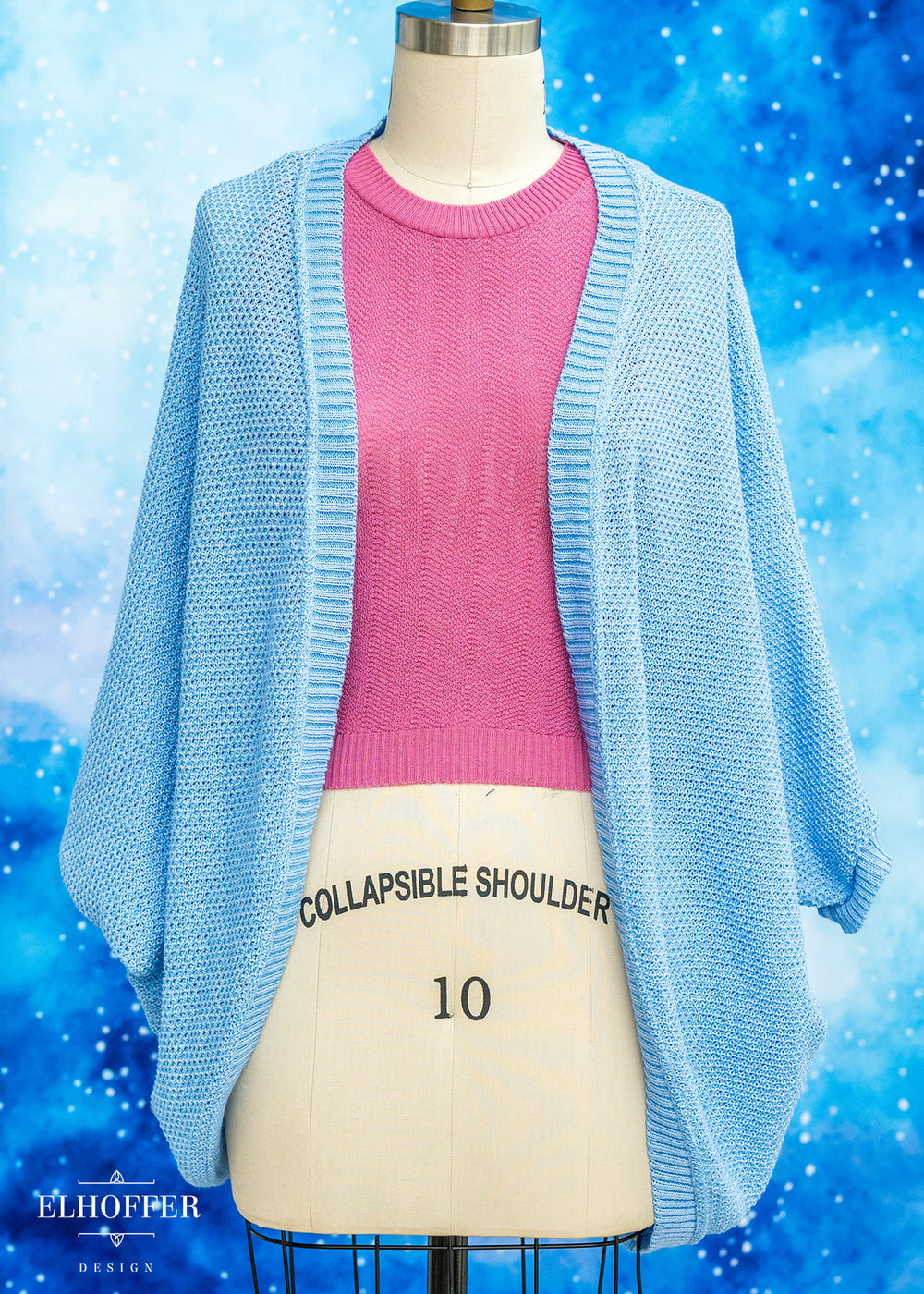 Essential Knit Dolman - Teardrop Ice Blue
